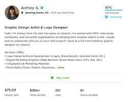 upwork graphic designer